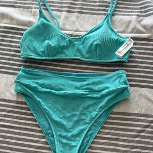 CUPSHE High waist bikini set - Size large